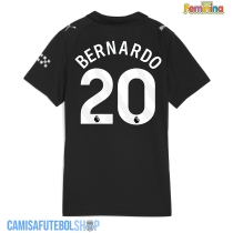 Camisa de time de futebol Manchester City Bernardo Silva #20 Replicas 2º Equipamento Feminina 2025-26 Manga Curta